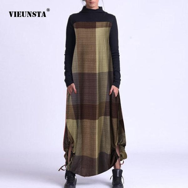 fashion women linen cotton patchwork dress spring autumn turtleneck a-line maxi dress vintage long sleeve party dresses vestidos, Black;gray
fashion women linen cotton patchwork dress spring autumn turtleneck a-line maxi dress vintage long sleeve party dresses vestidos, Black;gray