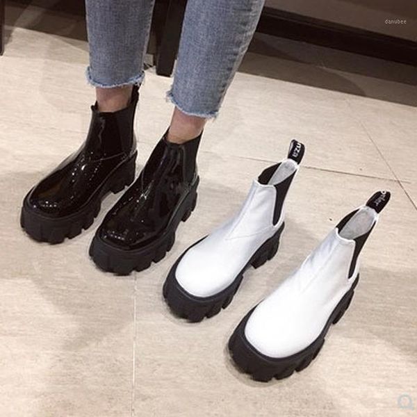 boots 2021 women boot autumn comfortable thick color matching wedge heel for botas de mujer platform shoes1, Black
boots 2021 women boot autumn comfortable thick color matching wedge heel for botas de mujer platform shoes1, Black
