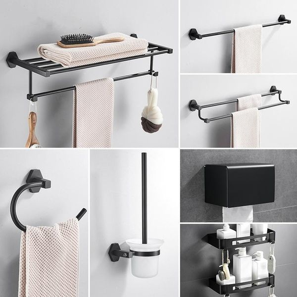 solid brass bathroom accessories towel rack matte black toothbrush holder metal toilet brush holder wall roll paper box1
solid brass bathroom accessories towel rack matte black toothbrush holder metal toilet brush holder wall roll paper box1