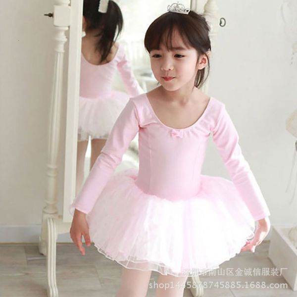 children's dance girls' autumn long sve ballet skirt chorus performance pure cotton winter training drs, Blue
children's dance girls' autumn long sve ballet skirt chorus performance pure cotton winter training drs, Blue