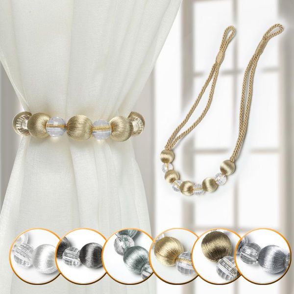 1pc curtain tie backs rope curtain tiebacks with bling crystal beads decor accessories clips holders for drape
1pc curtain tie backs rope curtain tiebacks with bling crystal beads decor accessories clips holders for drape