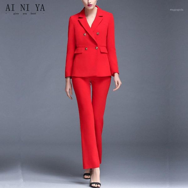 autumn winter formal professional pantsuits styles ladies office uniforms business women pants suits slim 2 piece set1, White
autumn winter formal professional pantsuits styles ladies office uniforms business women pants suits slim 2 piece set1, White