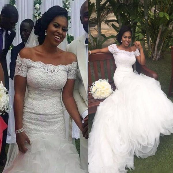 2021 new african mermaid dress off her shoulders long-bloated rentals ruched tulhed wedding summer country bridal dresses xw5x, White
2021 new african mermaid dress off her shoulders long-bloated rentals ruched tulhed wedding summer country bridal dresses xw5x, White
