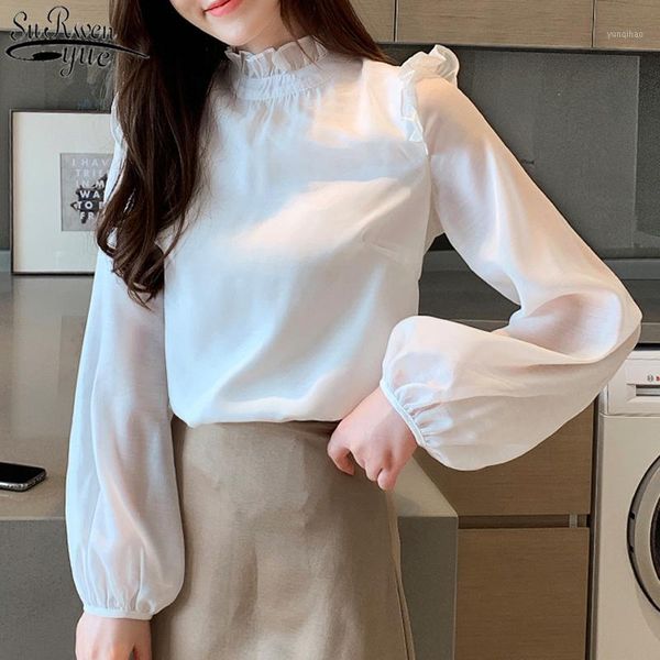 white chiffon blouse long sleeve ruffled blouse preppy style shirt women 2020 new early autumn women female blusas mujer 109831
white chiffon blouse long sleeve ruffled blouse preppy style shirt women 2020 new early autumn women female blusas mujer 109831