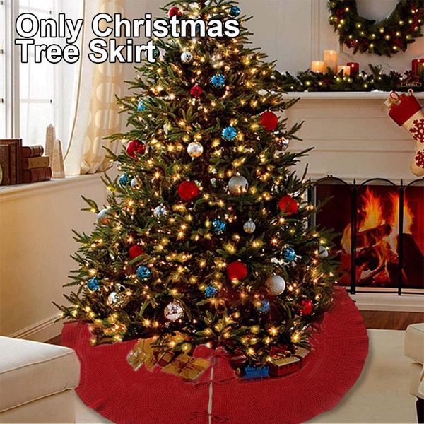 48inch l christmas tree skirt holiday decoration traditional knitted shopping mall thick yarn floor mat gift party rustic
48inch l christmas tree skirt holiday decoration traditional knitted shopping mall thick yarn floor mat gift party rustic