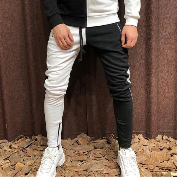 new fashion design stitching two color trousers mens streetwear men casual mens clothing 2021 jogger zipper casual trousers, Black
new fashion design stitching two color trousers mens streetwear men casual mens clothing 2021 jogger zipper casual trousers, Black