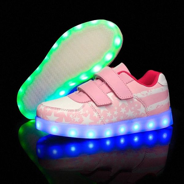 2018 new usb charging pink glowing summer student shoes boy fluorescence step lights led luminous sport sandals of the girls #e250
2018 new usb charging pink glowing summer student shoes boy fluorescence step lights led luminous sport sandals of the girls #e250