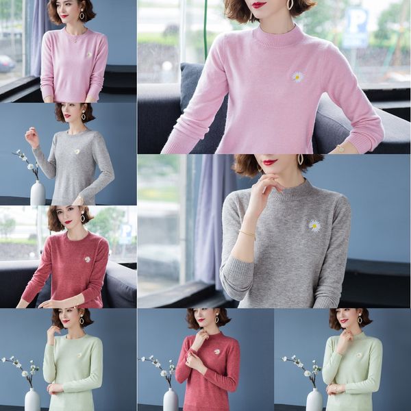 little daisy women's autumn dress 2020 new fashion temperament age reducing korean loose sweater autumn winter bottom coat knitwear und, White;black
little daisy women's autumn dress 2020 new fashion temperament age reducing korean loose sweater autumn winter bottom coat knitwear und, White;black