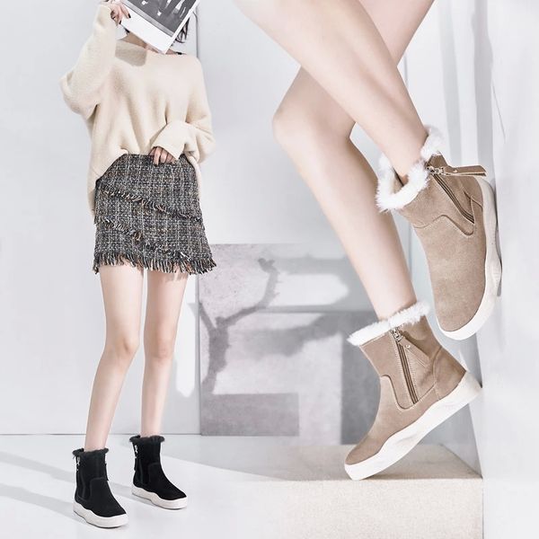 2020 winter shoes women snow boots suede leather warm cotton shoes cold winter women ankle boots female snow booties t1667 #vn9k, Black
2020 winter shoes women snow boots suede leather warm cotton shoes cold winter women ankle boots female snow booties t1667 #vn9k, Black