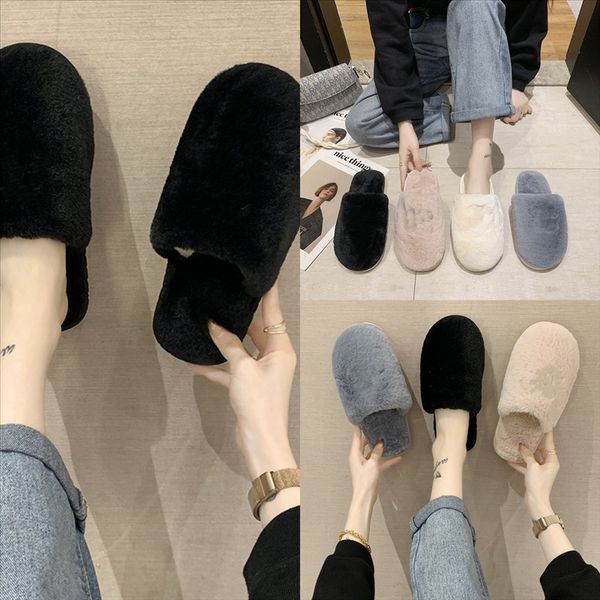 jhil6 short toe cover fur fur slippers flat slideswinter footwear flock plush rome rubber with shoes plush bow cotton pad, Black
jhil6 short toe cover fur fur slippers flat slideswinter footwear flock plush rome rubber with shoes plush bow cotton pad, Black