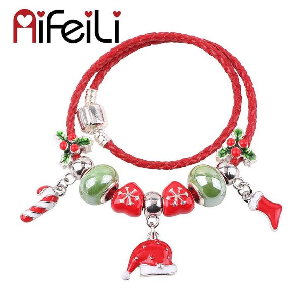 aifeili christmas hat christmas stockings candy cane snowflake beads diy suitable for women bracelet jewelry charm, Black
aifeili christmas hat christmas stockings candy cane snowflake beads diy suitable for women bracelet jewelry charm, Black