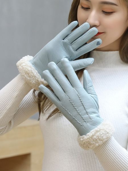 gloves female skiing warm plush thick cold proof lovely student skin waterproof cycling driving touch screen winter, Blue;gray
gloves female skiing warm plush thick cold proof lovely student skin waterproof cycling driving touch screen winter, Blue;gray