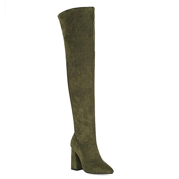 boots pointed toe super-high thick-heeled python print over-the-knee side zipper warm suede dark green long women's, Black
boots pointed toe super-high thick-heeled python print over-the-knee side zipper warm suede dark green long women's, Black