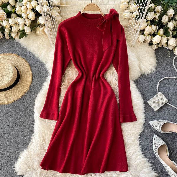 2021 new singiny design dressed in elegant women's mesh elastic thread clothed autumn dress warm knitting sweater 0zms, Black;gray
2021 new singiny design dressed in elegant women's mesh elastic thread clothed autumn dress warm knitting sweater 0zms, Black;gray