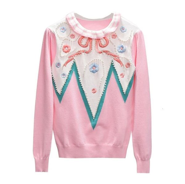 beading pearl sweaters female knitted bow embroidered nightgown ladies mesh pull femme p1905 8404, White;black
beading pearl sweaters female knitted bow embroidered nightgown ladies mesh pull femme p1905 8404, White;black