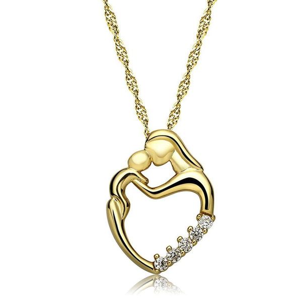 pendant necklaces 1 piece hanging heart shape water-wave chain necklace setting cubic zirconia golden color for mother's day, Silver
pendant necklaces 1 piece hanging heart shape water-wave chain necklace setting cubic zirconia golden color for mother's day, Silver