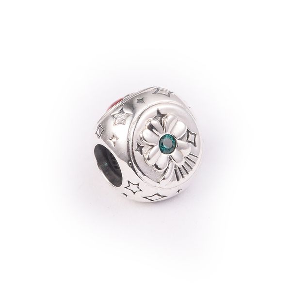 clover, horseshoe & ladybird three-sided charm silver color charms fit original pandora bracelets & bangle 2022 valentine's day symbols, Black
clover, horseshoe & ladybird three-sided charm silver color charms fit original pandora bracelets & bangle 2022 valentine's day symbols, Black
