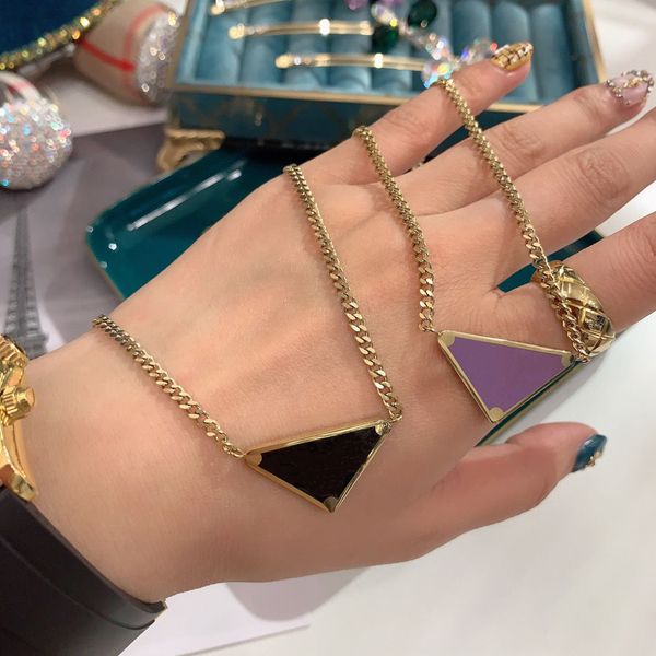 triangle necklace wedding gift engagement gift anniversity gift gold necklace european style for sale black color pink, Silver
triangle necklace wedding gift engagement gift anniversity gift gold necklace european style for sale black color pink, Silver