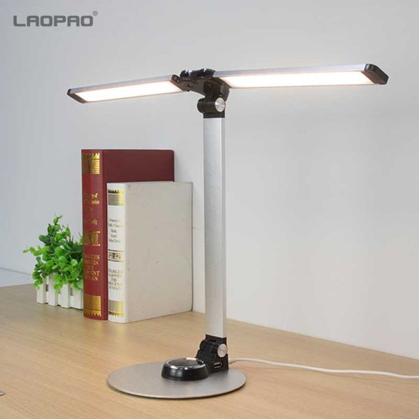 laopao 10w led fashion desk lamp with dual lamp ra95 56bulb stepless dimming eye protect touch control folding style table
laopao 10w led fashion desk lamp with dual lamp ra95 56bulb stepless dimming eye protect touch control folding style table