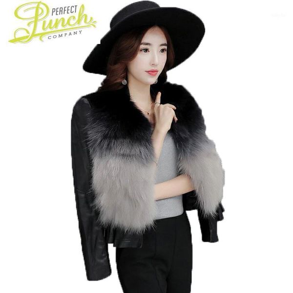 faux winter stylish short slim jacket casaco feminine patchwork pu leather sleeve o-neck fur warm coat st0231, Black
faux winter stylish short slim jacket casaco feminine patchwork pu leather sleeve o-neck fur warm coat st0231, Black