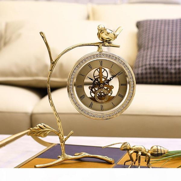 golden brass vintage clock home docor bird statue bedroom decoration decorative clock european style table desktop
golden brass vintage clock home docor bird statue bedroom decoration decorative clock european style table desktop