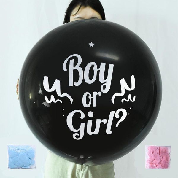 black latex ballon big boy or girl balloon with confetti gender reveal globos for baby shower gender reveal party decoration
black latex ballon big boy or girl balloon with confetti gender reveal globos for baby shower gender reveal party decoration