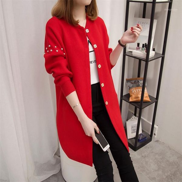 autumn winter women's fashion solid color o-neck sweater cardigan loose long sleeve sweaters coat1, White
autumn winter women's fashion solid color o-neck sweater cardigan loose long sleeve sweaters coat1, White