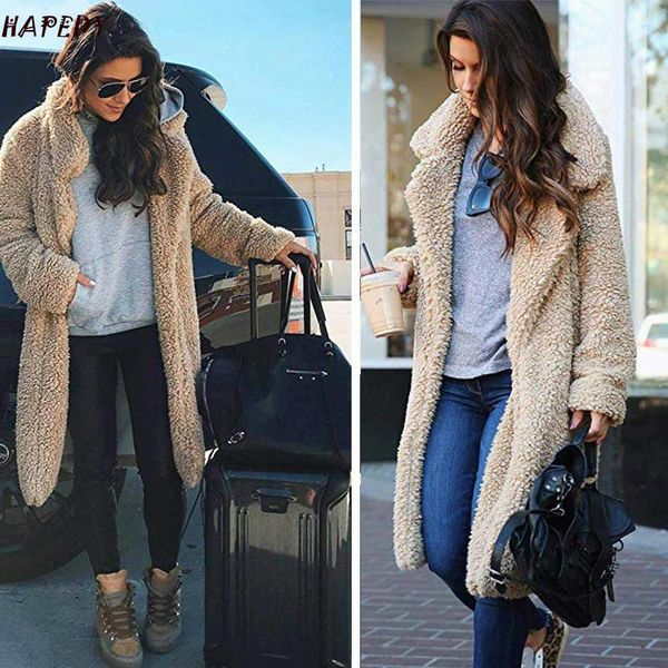 women's down & parkas 2021 winter fashion solid color warm soft fleece jacket lady elegant faux fur coat female casual ca6957, Black
women's down & parkas 2021 winter fashion solid color warm soft fleece jacket lady elegant faux fur coat female casual ca6957, Black