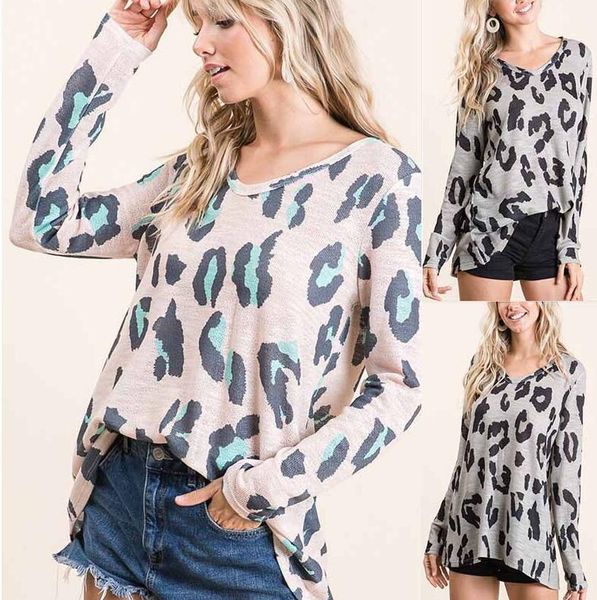 casual tee autumn winter women clothes fashion leopard print long sleeve v-neck t-shirt pullover blouses shirt s-3xl new cz1019c, White
casual tee autumn winter women clothes fashion leopard print long sleeve v-neck t-shirt pullover blouses shirt s-3xl new cz1019c, White