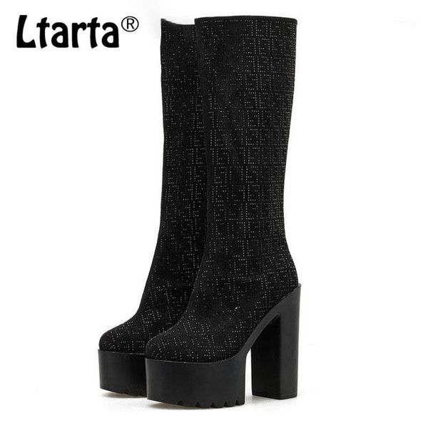 boots ltarta 2021 all-water diamond stage nightclub performance rough heeled high -2323-101, Black
boots ltarta 2021 all-water diamond stage nightclub performance rough heeled high -2323-101, Black