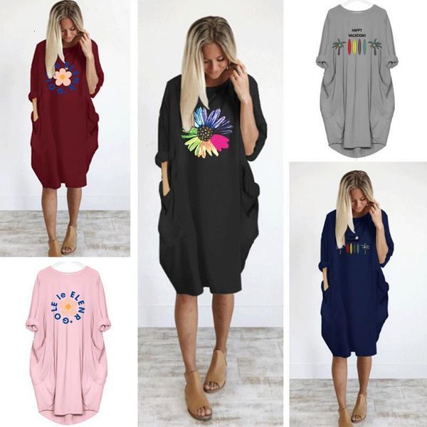 plus size women dress sunflower print cute flowers pocket casual loose vintage party -5xl clothes womans dresses 2021 black, Black;gray
plus size women dress sunflower print cute flowers pocket casual loose vintage party -5xl clothes womans dresses 2021 black, Black;gray