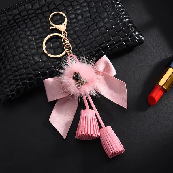 new tassle bow knot key chain with milk fur for women car bag key ring holder llaveros chaveiros porte clef jewelry h sqcmcd, Silver
new tassle bow knot key chain with milk fur for women car bag key ring holder llaveros chaveiros porte clef jewelry h sqcmcd, Silver