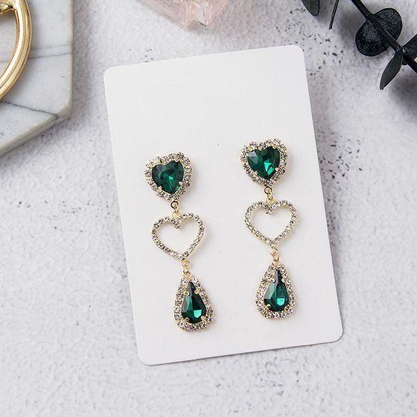dominated 2020 shining fine multicolor crystal drop earrings women contracted long heart design classic style earrings jewelry, Silver
dominated 2020 shining fine multicolor crystal drop earrings women contracted long heart design classic style earrings jewelry, Silver