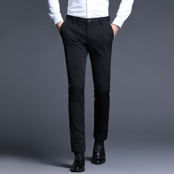 new men's fashionable business trousers urban youth casual casual pants slim elastic baita handsome pants ianss, Blue
new men's fashionable business trousers urban youth casual casual pants slim elastic baita handsome pants ianss, Blue