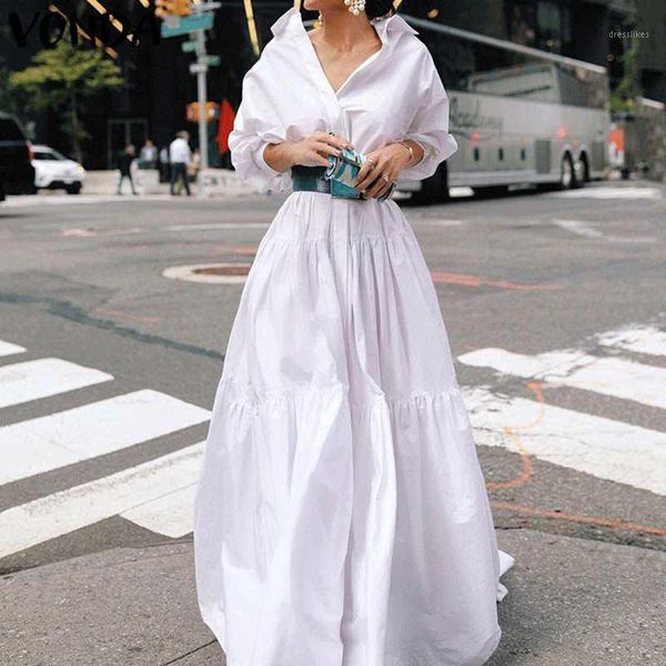 casual dresses women shirt dress 2021 vonda ladies lantern sleeve solid color party plus size bohemian loose vestidos femme sundress1, Black;gray
casual dresses women shirt dress 2021 vonda ladies lantern sleeve solid color party plus size bohemian loose vestidos femme sundress1, Black;gray