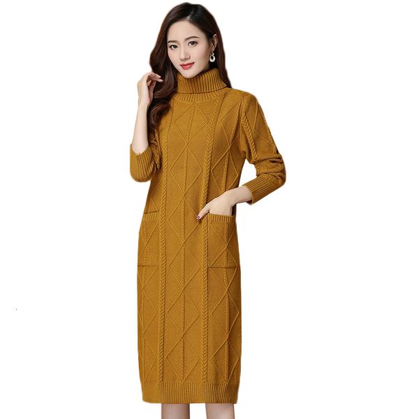 dressed long nightgown 2021 autumn winter women knitted or crocheted fashion elegant woman turtleneck high in o6fu, Black;gray
dressed long nightgown 2021 autumn winter women knitted or crocheted fashion elegant woman turtleneck high in o6fu, Black;gray