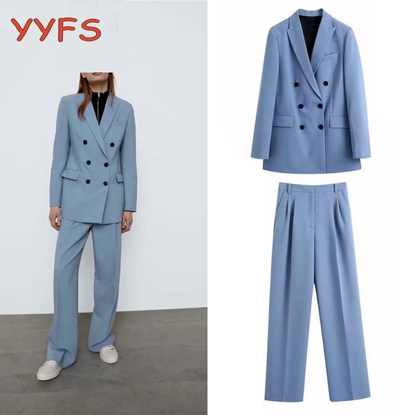 blue pants suit women office lady blazer jacket coat+pant 2 piece set female 2021 spring autumn elegant casual suits outfits, White
blue pants suit women office lady blazer jacket coat+pant 2 piece set female 2021 spring autumn elegant casual suits outfits, White