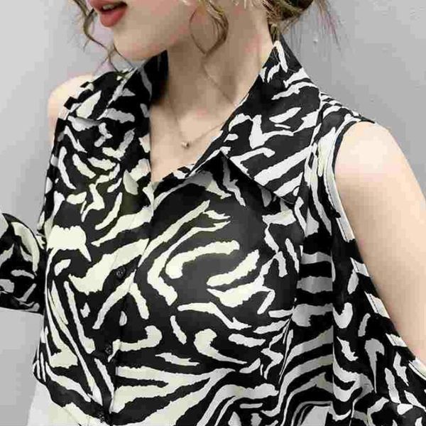 blouses women shirts print should off single breasted chiffon thin office ladies chic casual fashion all match daily female bbyimz, White;black
blouses women shirts print should off single breasted chiffon thin office ladies chic casual fashion all match daily female bbyimz, White;black