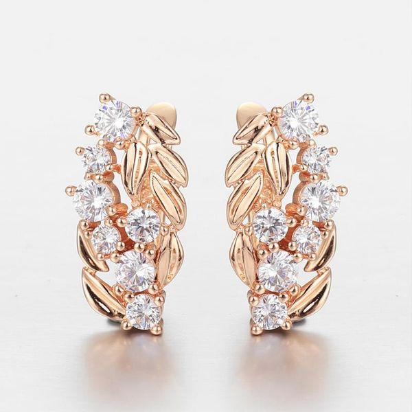 elegant trend 585 rose gold white cubic zircon leaves drop earrings for women girls full clear crystal stone jewelry ge321, Silver
elegant trend 585 rose gold white cubic zircon leaves drop earrings for women girls full clear crystal stone jewelry ge321, Silver