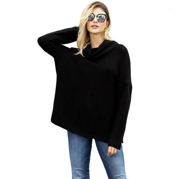 long women knitted sweater solid color long sleeve turtleneck fashion casual autumn winter ladies soft warm clothes1, White;black
long women knitted sweater solid color long sleeve turtleneck fashion casual autumn winter ladies soft warm clothes1, White;black