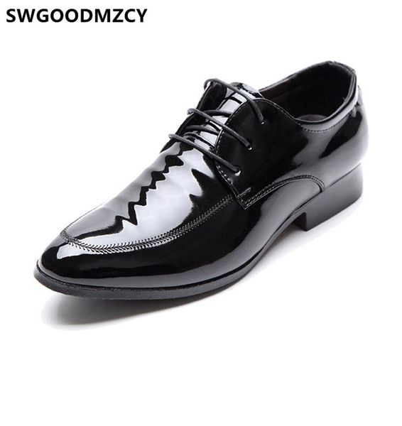 dress shoes oxford for men brand italian formal patent leather luxury designer office coiffeur zapatos homb, Black
dress shoes oxford for men brand italian formal patent leather luxury designer office coiffeur zapatos homb, Black