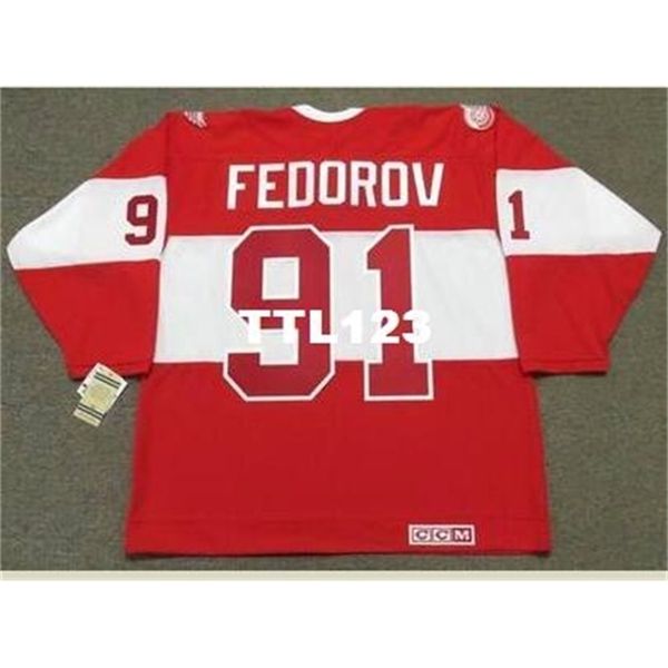 421 #91 sergei fedorov detroit red wings ccm vintage hockey jersey or custom any name or number retro jersey, Black
421 #91 sergei fedorov detroit red wings ccm vintage hockey jersey or custom any name or number retro jersey, Black