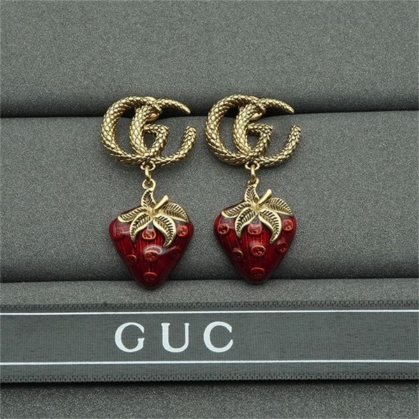 85% off factory clearance family ancient family new double strawberry earrings silver needle fashion personality sweet earrings female, Golden
85% off factory clearance family ancient family new double strawberry earrings silver needle fashion personality sweet earrings female, Golden