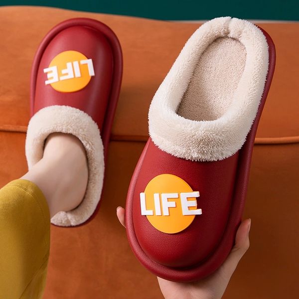 women men waterproof slippersindoor kitchen slippers warm plush couples home floor shoes anti-slip female platform eva slides #h15d, Black
women men waterproof slippersindoor kitchen slippers warm plush couples home floor shoes anti-slip female platform eva slides #h15d, Black