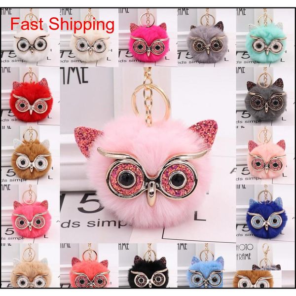 big eyes owl plush keychain imitation rabbit fur ball pompom keyrings women charm jewelry bag pendant car key holder christmas gift q09su
big eyes owl plush keychain imitation rabbit fur ball pompom keyrings women charm jewelry bag pendant car key holder christmas gift q09su