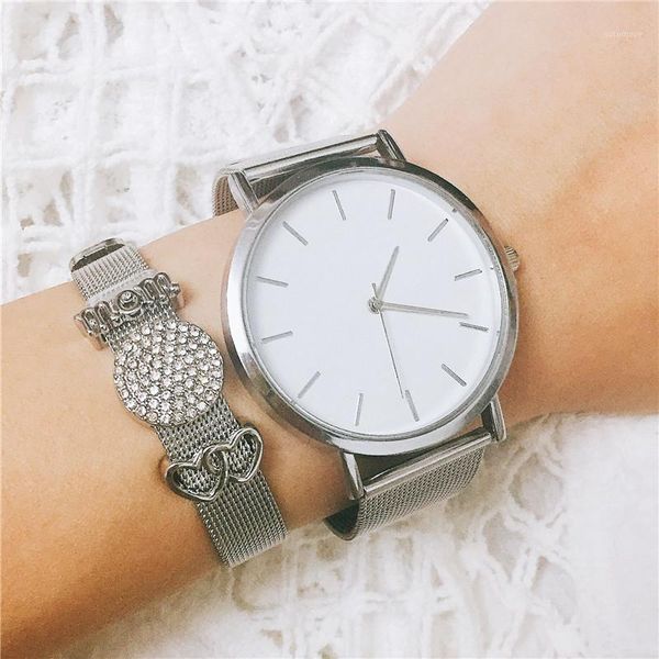 vinnie design jewelry stainless steel keeper mesh bracelet set with wristwatch1, Golden;silver
vinnie design jewelry stainless steel keeper mesh bracelet set with wristwatch1, Golden;silver