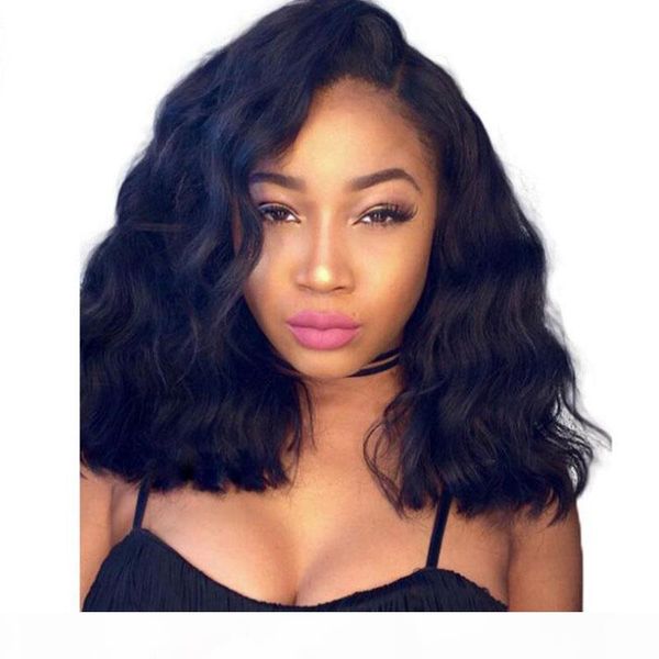 brazilian virgin human hair lace front wig glueless short bob wavy full lace wig with baby hair for black women, Black;brown
brazilian virgin human hair lace front wig glueless short bob wavy full lace wig with baby hair for black women, Black;brown