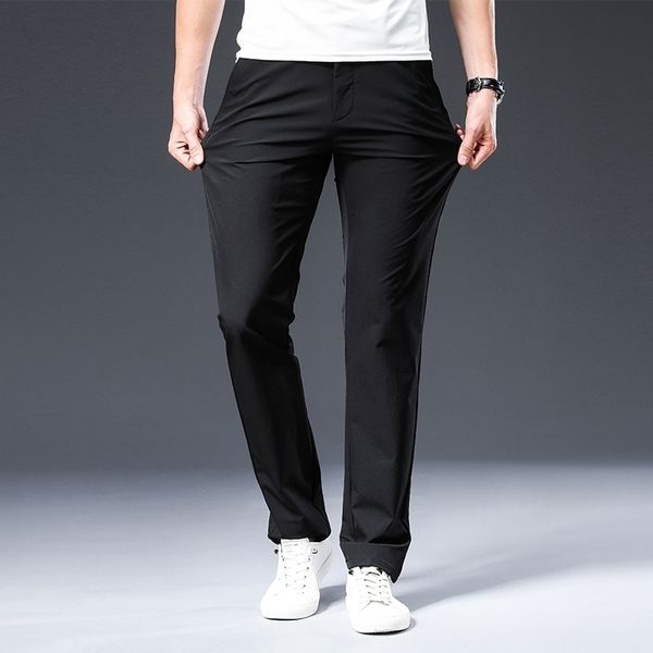browon new arrival men's pant spring summer breathable solid color mid straight loose men trousers plus size 42 201125, Black
browon new arrival men's pant spring summer breathable solid color mid straight loose men trousers plus size 42 201125, Black