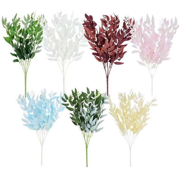 decorative flowers & wreaths artificial willow bouquet 5 fork branch fake leaves jungle wedding decor home festival party garden vine plant
decorative flowers & wreaths artificial willow bouquet 5 fork branch fake leaves jungle wedding decor home festival party garden vine plant
