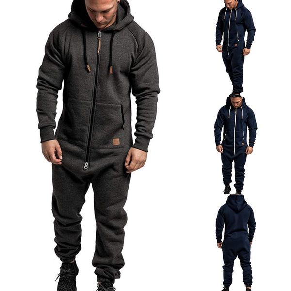 men's pants men solid splicing jumpsuit streetwear casual male zipper hoodies overalls one-piece playsuit jumpsuits hooded sweatshirts, Black
men's pants men solid splicing jumpsuit streetwear casual male zipper hoodies overalls one-piece playsuit jumpsuits hooded sweatshirts, Black
